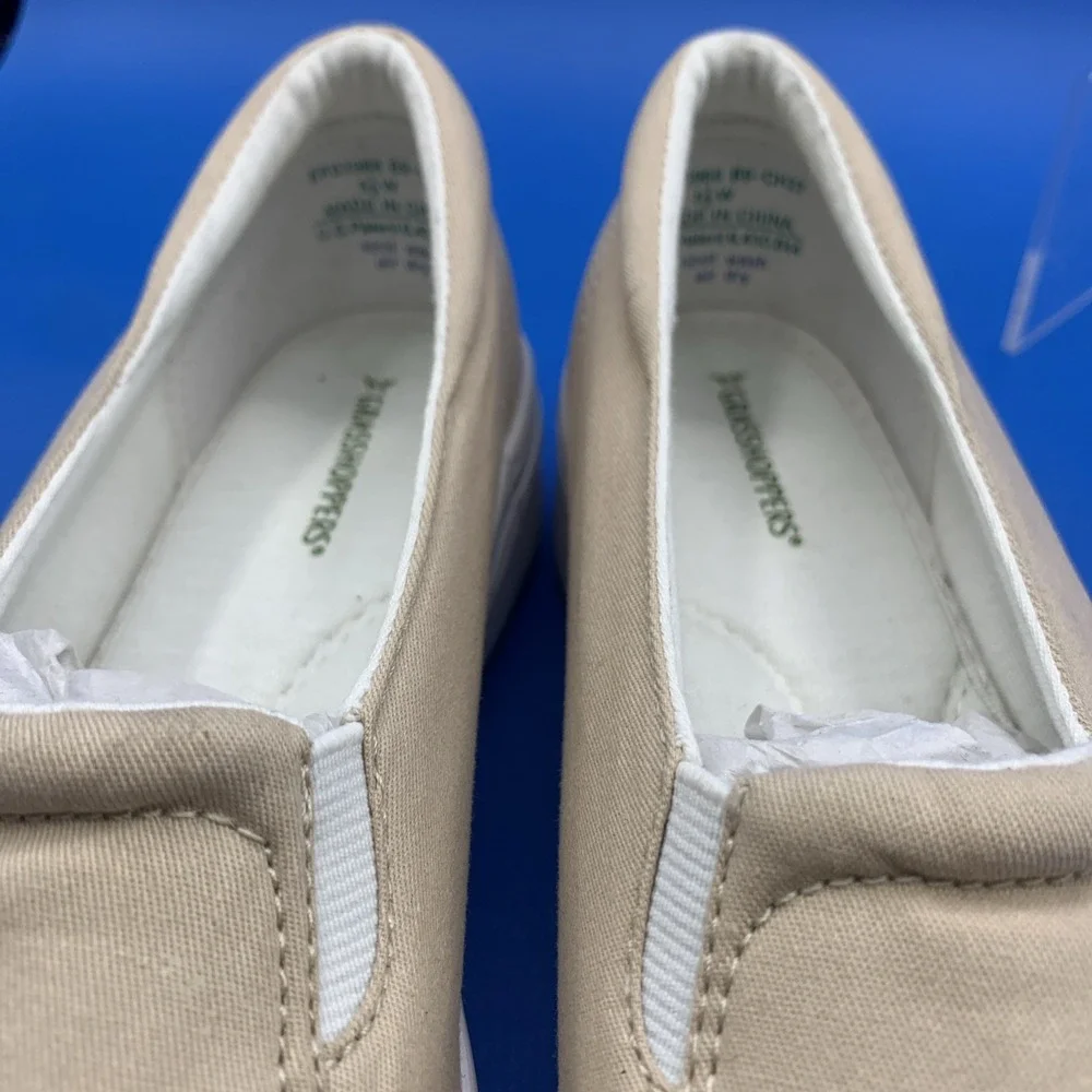 Grasshoppers  Comfort Shoes Slip On Beige Women's Size US 5.5 W WIDE